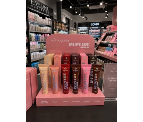 Пептидний бальзам Peptide Lip Tint Set-Stand Bogenia BG713
