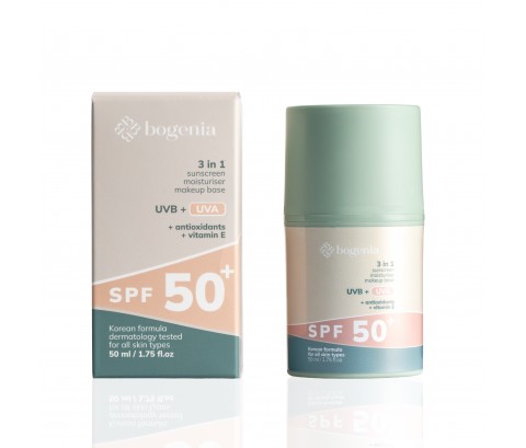 Сонцезахисний крем для обличчя Sunscreeen Face Cream SPF 50+ Bogenia BG422 №001