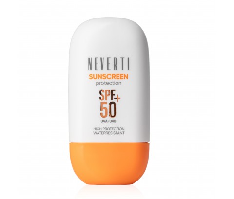 Сонцезахисний крем SUNSCREEN 50 SPF NEVERTI NP313 