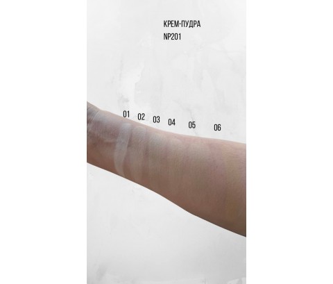 Крем-пудра NEVERTI NP201  