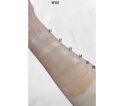 Тональна основа Natural Matte NEVERTI NP302 