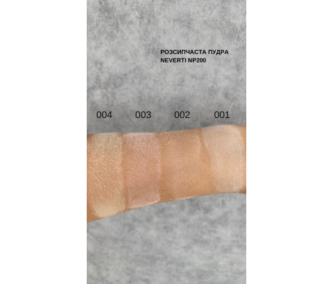 Пудра розсипчаста Setting Loose Powder NEVERTI NP200 